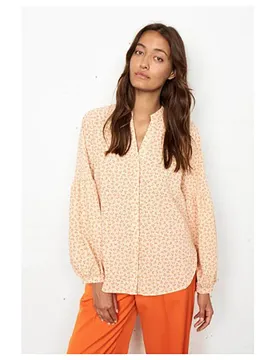 Camicia A Maniche Lunghe Mica-camisa Orange M