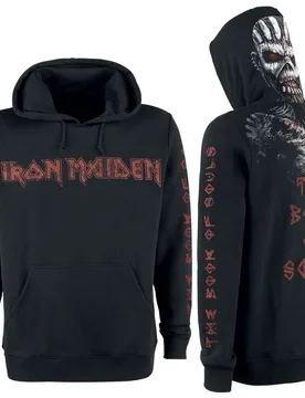 Kapuzenpullover - The Book Of Souls Eddie - M bis 3XL - für Männer - Größe XL - schwarz - EMP exklusives Merchandise! - Männer - male - Iron Maiden - FashionsVida