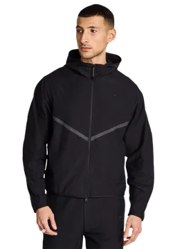 Tech Herren Kapuzenpullover - Schwarz - Größe L - Poly Woven Black L - Nike - FashionsVida