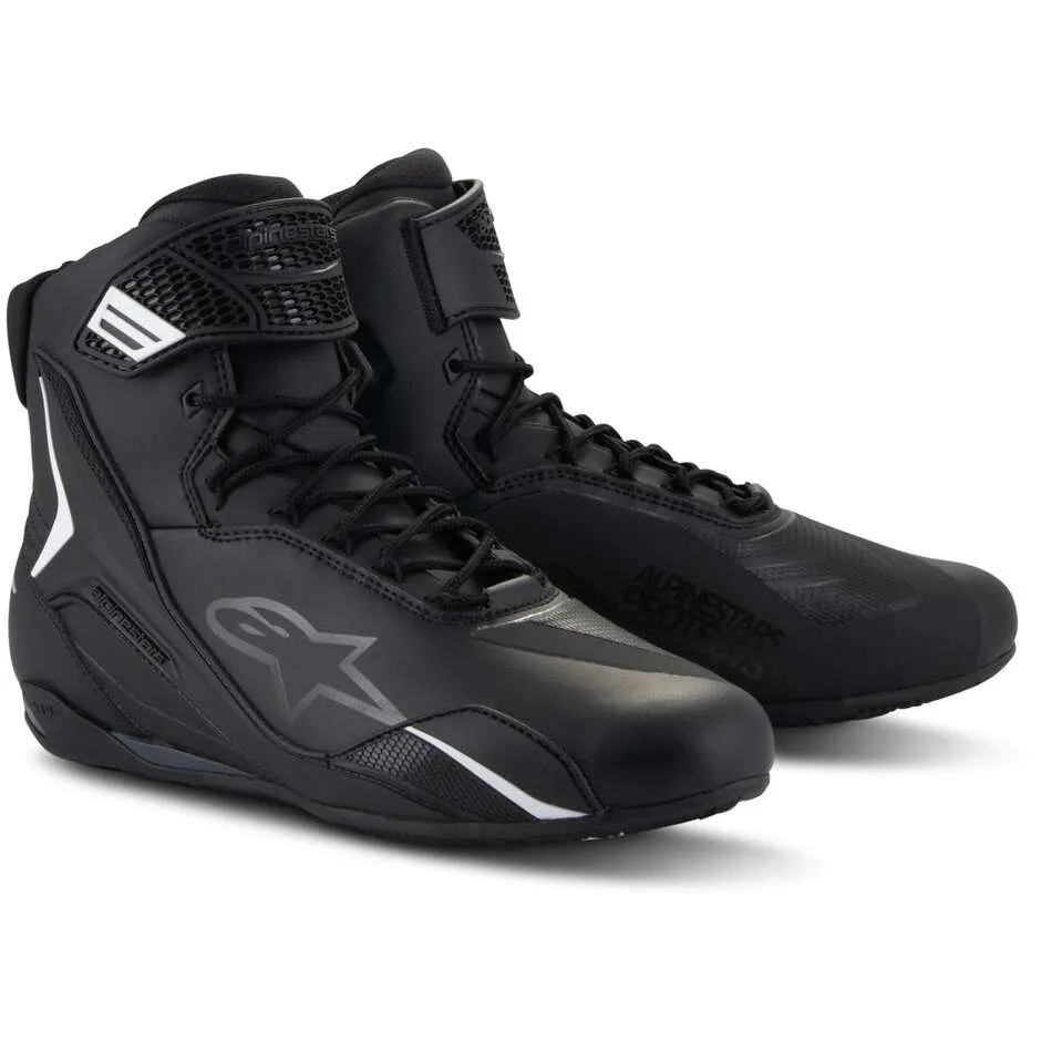 Scarpe Moto FASTER-4 Nero taglia 8.5 - Alpinestars - FashionsVida