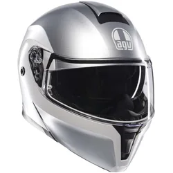 Casco Moto Modulare STREETMODULAR LEVICO Grigio Chiaro O taglia L