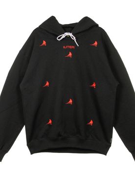 Felpa Leggera Cappuccio Uomo Skipper Hoodie Black