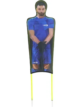 Powershot Mannequin D´entraînement Aux Coups Francs 3 Unités Blue 180 cm unisex