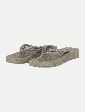 Flip Flop mit Platform Beige 40 - Ilse jacobsen - FashionsVida