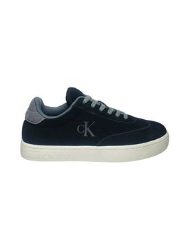 Scarpe Uomo Sneakers basse, logo laterale, lacci grigio