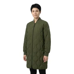 Veste Matelassée Long Liner Beetle Green S