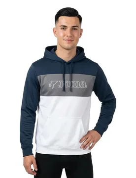 Sweat à Capuche Marino Navy Dark Gray White L - Joma - FashionsVida