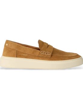 Para hombre. RZ8H0002L Mocasines de Piel Brice Tonal (42), Plano, Ninguno, Casual, Clásico