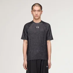 Y-3 T-shirt MERCEDES ENGINEERED L Black / Light Solid Grey