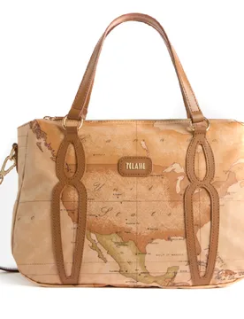 A Classe Soft Petals Borsa a mano e tracolla LE57 S578 970 TABACCO - Alviero Martini - FashionsVida