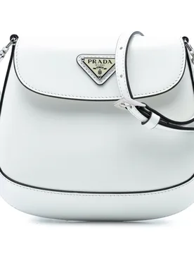 Mini Brushed Leather Cleo Bag - Prada - FashionsVida
