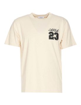 Off-White T-shirt slim con logo 23
