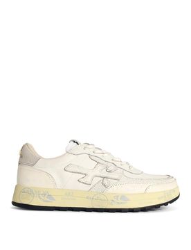 NOUS 7738 Sneaker in pelle bianca