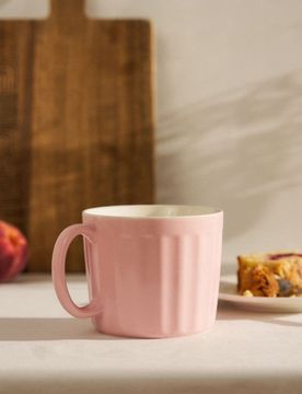 Tazza in ceramica tinta unita - rosa pastello