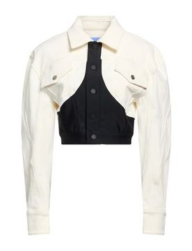 Jeansjacke/-mantel Damen Weiß 36 Damen