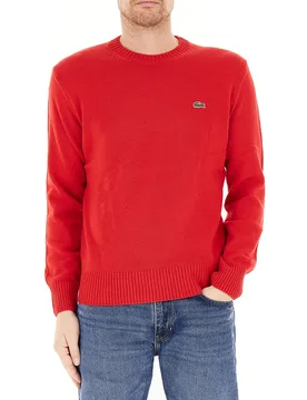 Lacoste Maglione girocollo ROSSO 6 - Lacoste - FashionsVida
