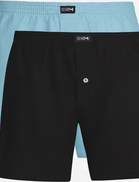 Pack de dos calzoncillos largos de hombre en 100% algodón cómodo y transpirable - Dim - FashionsVida