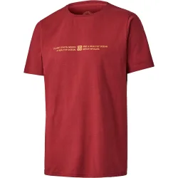 Claddagh camiseta manga corta hombre Rojo (M)