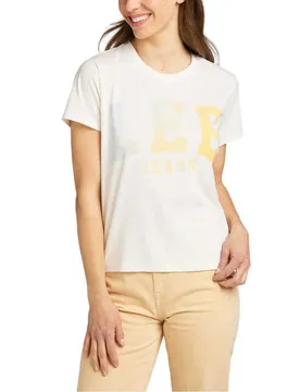 T-shirt à Manches Courtes Varsity White S