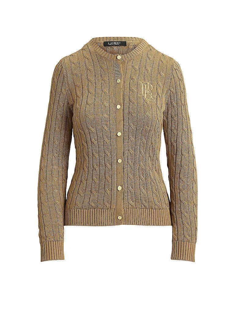 Strickjacke camel XL damen - LAUREN RALPH LAUREN - FashionsVida