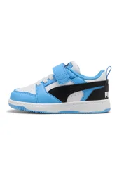 Scarpe azzurro bianco con chiusura a strappo Rebound V6 Lo AC+ Inf 26