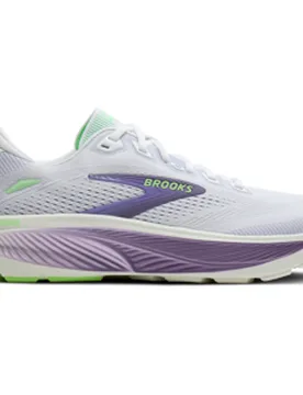 GHOST 18 Laufschuhe Damen White/Purple Hebe/Green B (normal) 44 - Brooks - FashionsVida