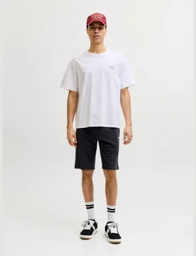 Cotton Rich Shorts Black male - Jack & jones - FashionsVida