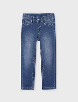 Jeans regular a lavaggio chiaro stone washed - Mayoral - FashionsVida