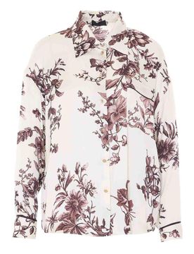 Liu Jo Camicia Bianca E Marrone