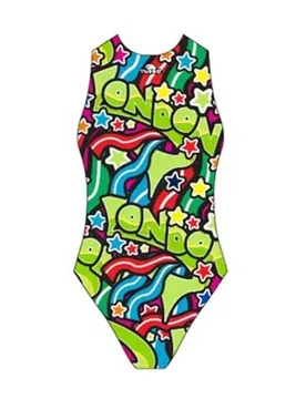 Graffiti London Swimsuit Multicoloured S Women - TURBO - FashionsVida