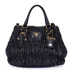 Pre-Owned Womens Satchel Bag Shoulder Bag - Black - One Size