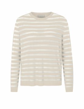 Langarmshirt beige L damen