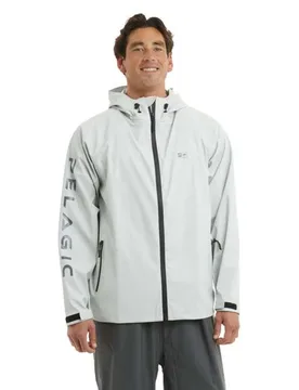 Chubasco Jacket Light Grey S Men - PELAGIC - FashionsVida
