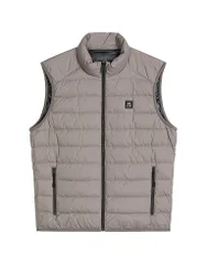 Doudoune sans manches gris clair S