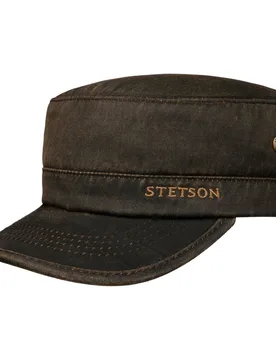 Datto Winter Army Cap by - brown - Size: S (54-55 cm) - Stetson - FashionsVida