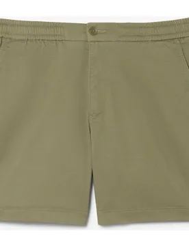 Bermuda de hombre corta de corte regular de algodón elástico en azul - Lacoste - FashionsVida