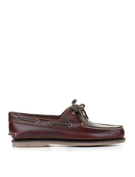 Scarpa Da Barca In Pelle Ingrassata