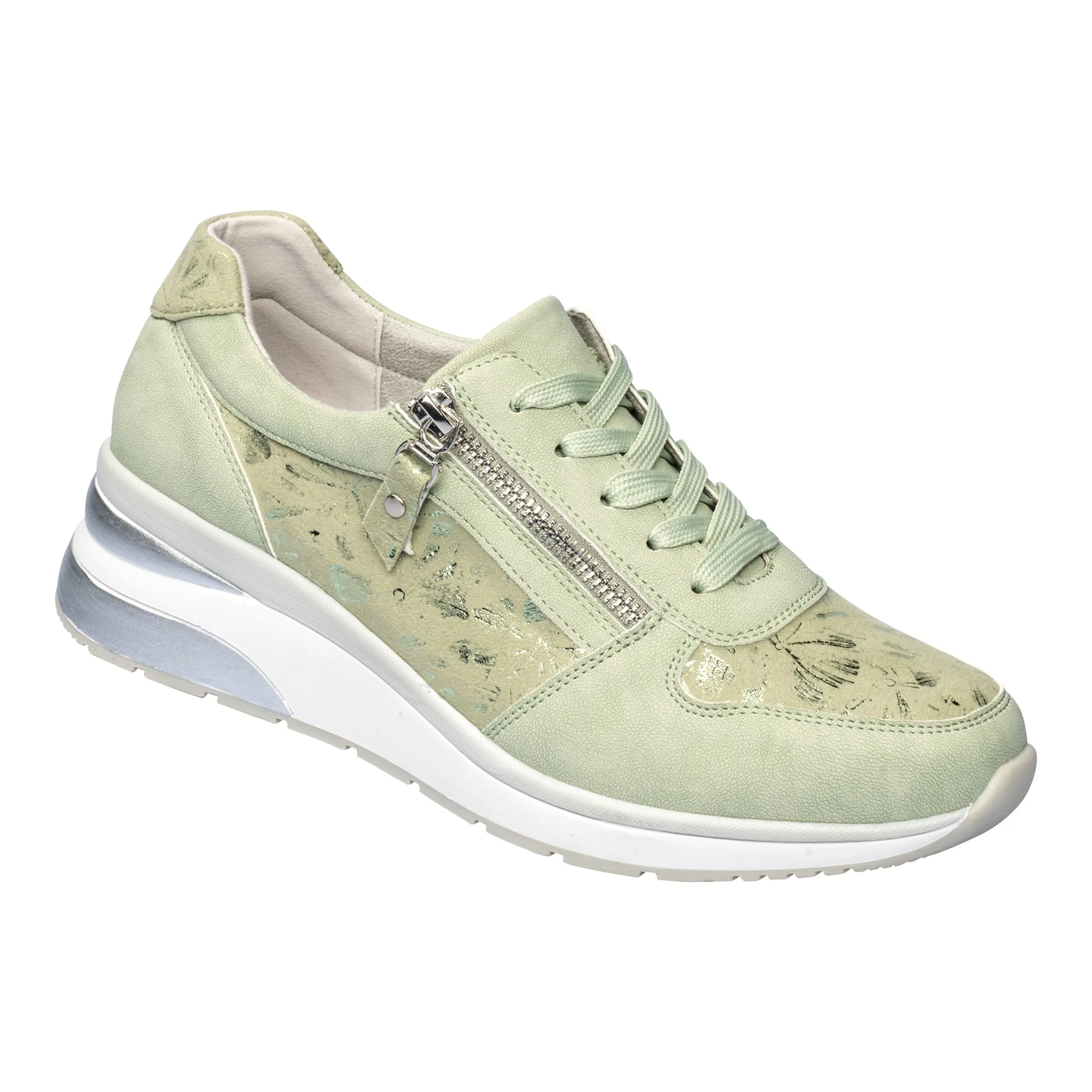 Komfort-Sneaker „Birgit“ gruen 37 Damen - wonderwalk - FashionsVida