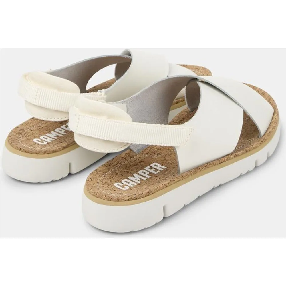 Sandalias planas de mujer Oruga de piel - Camper - FashionsVida