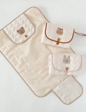 Colchoneta de cambio portátil e impermeable para bebé – Colchoneta de cuidado plegable para viajes (Tamaño: 50x70 Cm / 20x27.6 Pulgadas) - Shein - FashionsVida
