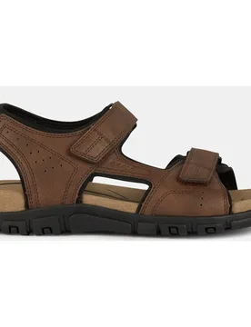 Sandalias abiertas Strada de hombre en textil cierre adherente - Geox - FashionsVida