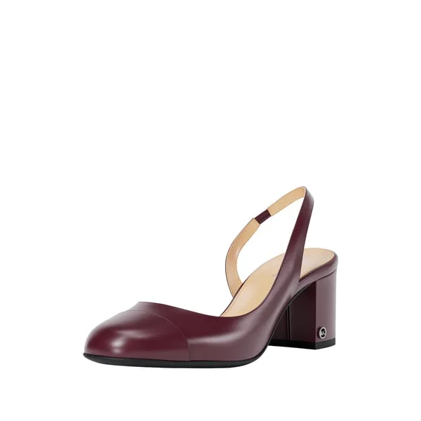 Sling-back unies en cuir - Michael kors - FashionsVida