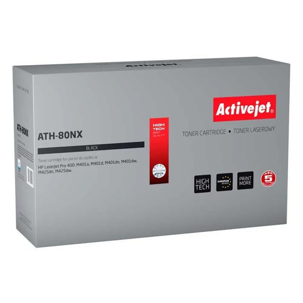 Toner Ath-80nx Black One Size unisex - ActiveJet - FashionsVida