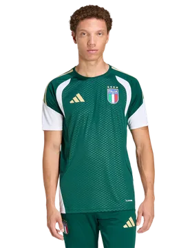 Italy Men Jerseys/Replicas - Green - Size XL - Poly Mesh - Green - Size: Extra Large - Adidas - FashionsVida
