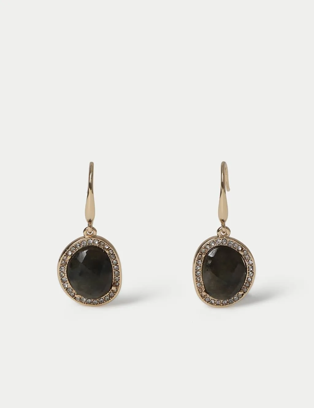 Natural Stone Stud Earrings Grey female - Per Una - FashionsVida