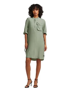 Vestito A Maniche Corte D29019-d72 Light Orphus L - G-Star - FashionsVida