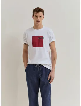 Camiseta de hombre de algodón - Lion of Porches - FashionsVida