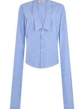 Long-Sleeved Elegant Fitted Shirt