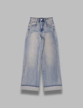GESTUZ sara high waist wide jeans - Gestuz - FashionsVida