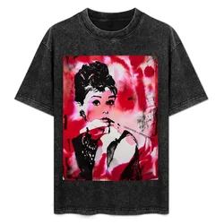 Audrey Hepburn T-Shirt Festive Simple T-Shirt